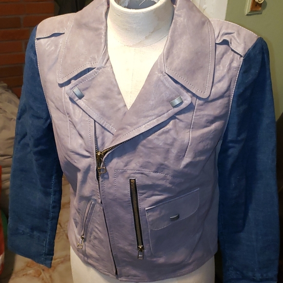 MiH Jeans/leather jacket - Picture 2 of 11
